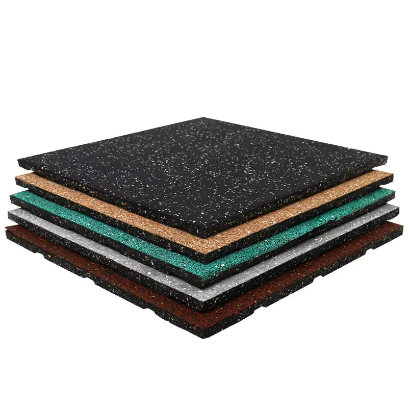 Outdoor Rubber Mat Gym Rubber Floor Rolls Colorful Gym Flooring Mat
